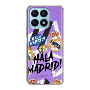 Силиконовый чехол на Huawei Honor X8a с принтом Real Madrid Реал Мадрид