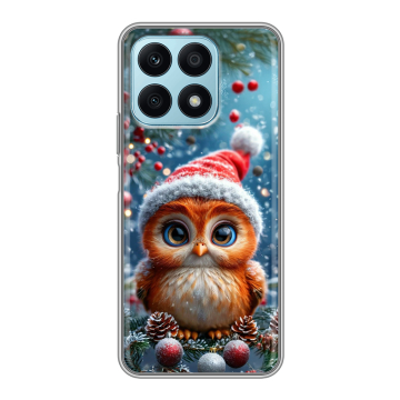 Силиконовый чехол на Huawei Honor X8a с принтом Новый год Силиконовый чехол на Huawei Honor X8a с принтом Новый год