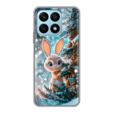 Силиконовый чехол на Huawei Honor X8a с принтом Новый год Силиконовый чехол на Huawei Honor X8a с принтом Новый год