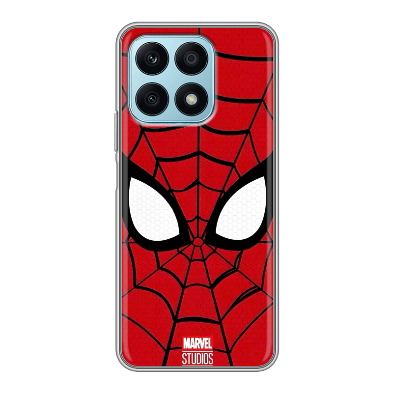 Силиконовый чехол на Huawei Honor X8a с принтом человек паук spiderman Силиконовый чехол на Huawei Honor X8a с принтом человек паук spiderman
