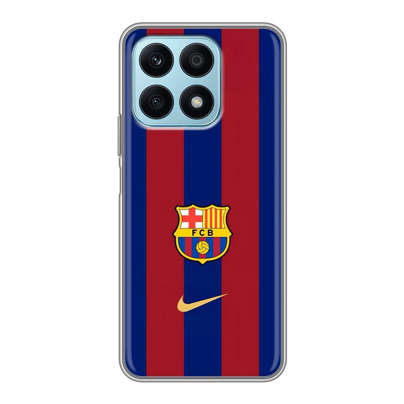 Силиконовый чехол на Huawei Honor X8a с принтом Барселона Barcelona Силиконовый чехол на Huawei Honor X8a с принтом Барселона Barcelona