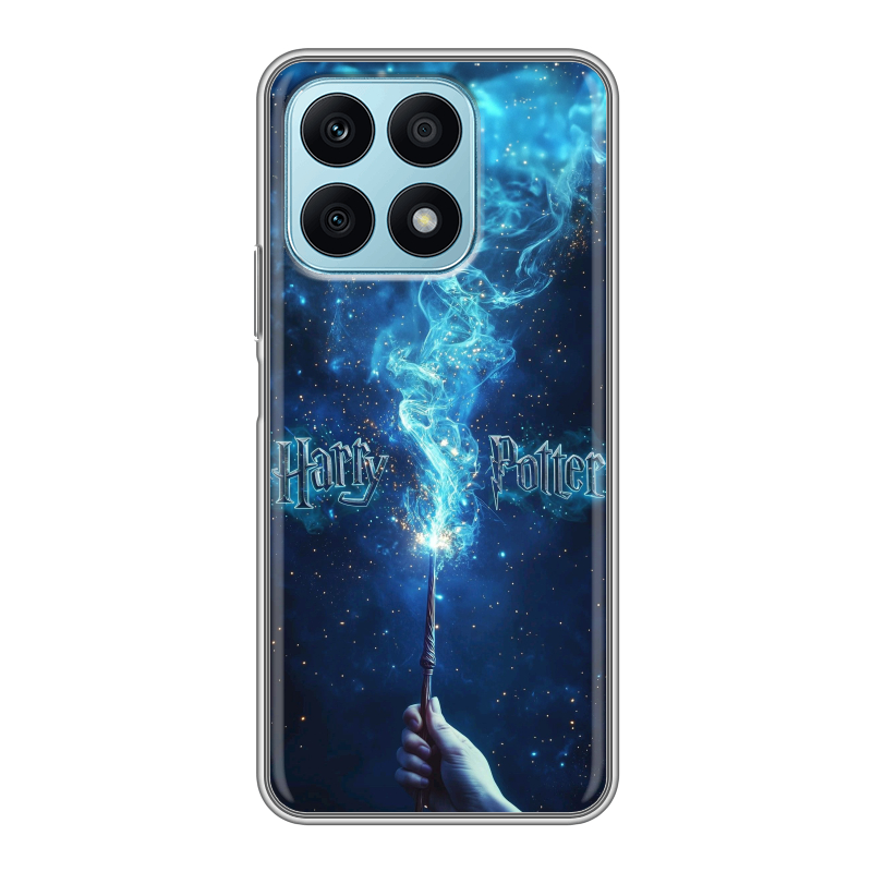Силиконовый противоударный чехол на Huawei Honor X8a с принтом Harry Potter Гарри Поттер Силиконовый противоударный чехол на Huawei Honor X8a с принтом Harry Potter Гарри Поттер