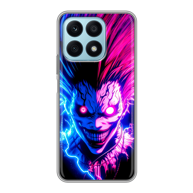 Силиконовый чехол на Huawei Honor X8a с принтом Death note Тетрадь смерти Силиконовый чехол на Huawei Honor X8a с принтом Death note Тетрадь смерти