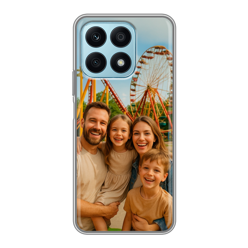 Силиконовый чехол на Huawei Honor X8a с принтом чехол с фото Силиконовый чехол на Huawei Honor X8a с принтом чехол с фото