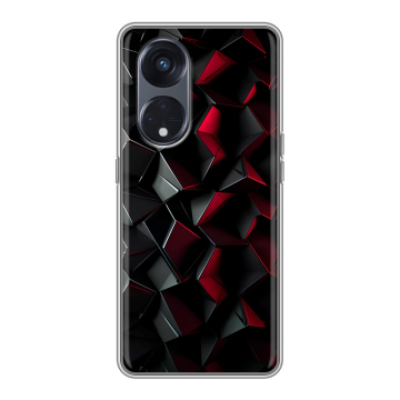 Силиконовый чехол на OPPO Reno8 T 5G с принтом Абстракция