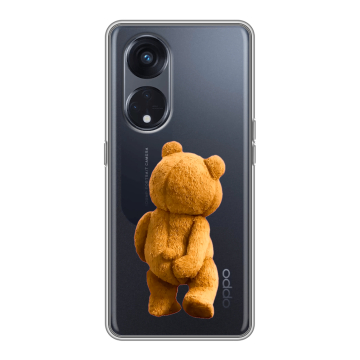 Силиконовый чехол на OPPO Reno8 T 5G с принтом Медведь