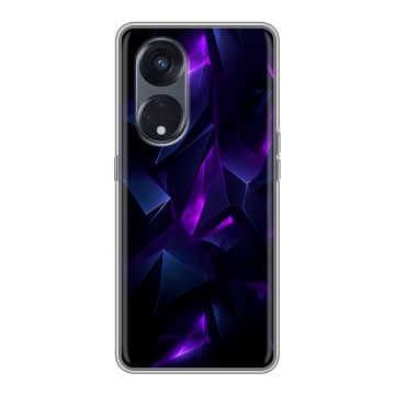 Силиконовый чехол на OPPO Reno8 T 5G с принтом Абстракиция