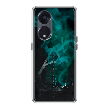 Силиконовый чехол на OPPO Reno8 T 5G с принтом Гарри Поттер Harry Potter