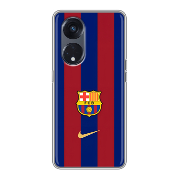 Силиконовый чехол на OPPO Reno8 T 5G с принтом Барселона Barcelona
