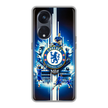 Силиконовый чехол на OPPO Reno8 T 5G с принтом Chelsea Челси