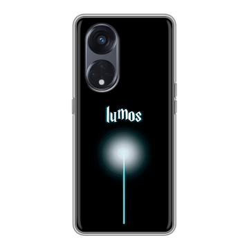 Силиконовый чехол на OPPO Reno8 T 5G с принтом Harry Potter Гарри Поттер