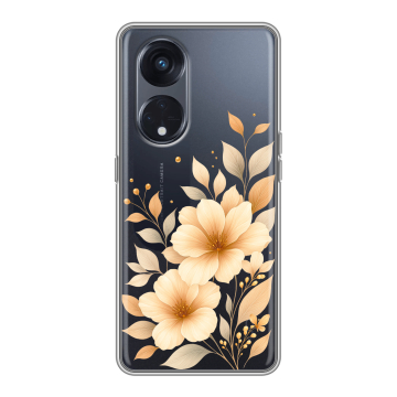 Силиконовый чехол на OPPO Reno8 T 5G с принтом для девушки