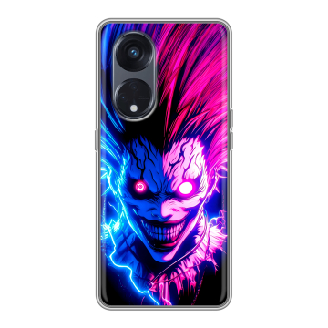 Силиконовый чехол на OPPO Reno8 T 5G с принтом Death note Тетрадь смерти