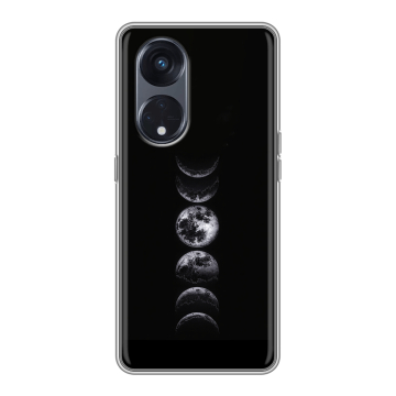 Силиконовый чехол на OPPO Reno8 T 5G с принтом женский
