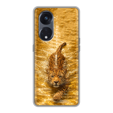 Силиконовый чехол на OPPO Reno8 T 5G с принтом женский