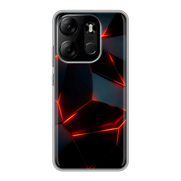 Силиконовый чехол на Tecno Spark Go 2023 с принтом Яркие абстракции Силиконовый чехол на Tecno Spark Go 2023 с принтом Яркие абстракции