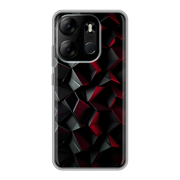 Силиконовый чехол на Tecno Spark Go 2023 с принтом Абстракция