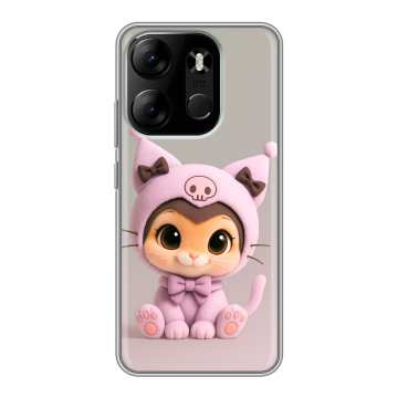 Силиконовый чехол на Tecno Spark Go 2023 с принтом Куроми Kuromi 