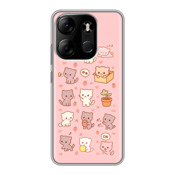 Силиконовый чехол на Tecno Spark Go 2023 с принтом Hello Kitty Хелоу Кити Силиконовый чехол на Tecno Spark Go 2023 с принтом Hello Kitty Хелоу Кити