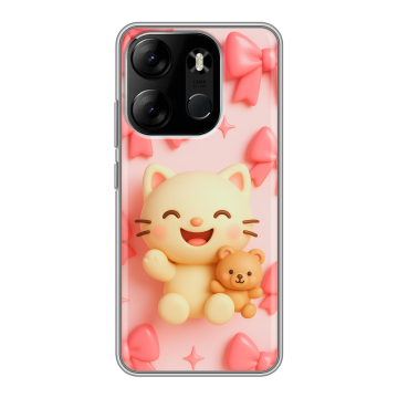 Силиконовый чехол на Tecno Spark Go 2023 с принтом для девочек Силиконовый чехол на Tecno Spark Go 2023 с принтом для девочек