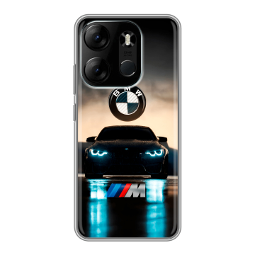 Силиконовый чехол на Tecno Spark Go 2023 с принтом БМВ BMW