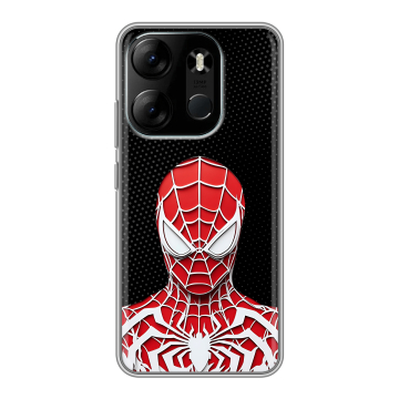 Силиконовый чехол на Tecno Spark Go 2023 с принтом человек паук spiderman Силиконовый чехол на Tecno Spark Go 2023 с принтом человек паук spiderman