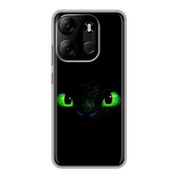 Силиконовый чехол на Tecno Spark Go 2023 с принтом Как приручить дракона