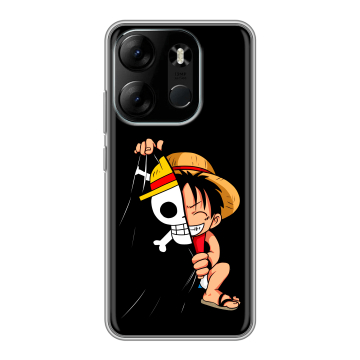 Силиконовый чехол на Tecno Spark Go 2023 с принтом One Piece Ван Пис