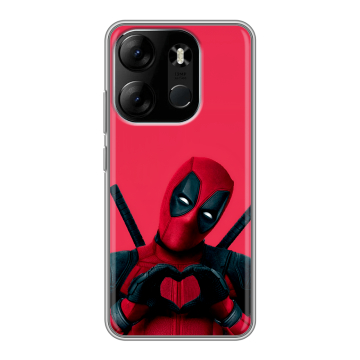 Силиконовый чехол на Tecno Spark Go 2023 с принтом Дедпул Deadpool Силиконовый чехол на Tecno Spark Go 2023 с принтом Дедпул Deadpool