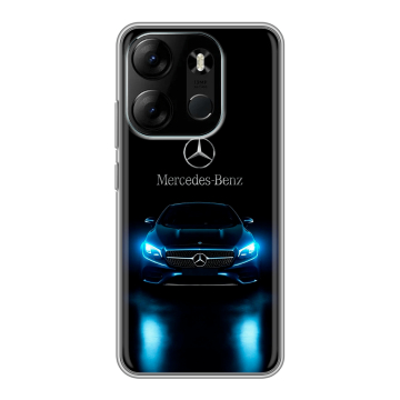 Силиконовый чехол на Tecno Spark Go 2023 с принтом Mercedes Мерседес Силиконовый чехол на Tecno Spark Go 2023 с принтом Mercedes Мерседес