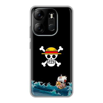 Силиконовый чехол на Tecno Spark Go 2023 с принтом One Piece Ван Пис
