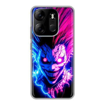 Силиконовый чехол на Tecno Spark Go 2023 с принтом Death note Тетрадь смерти