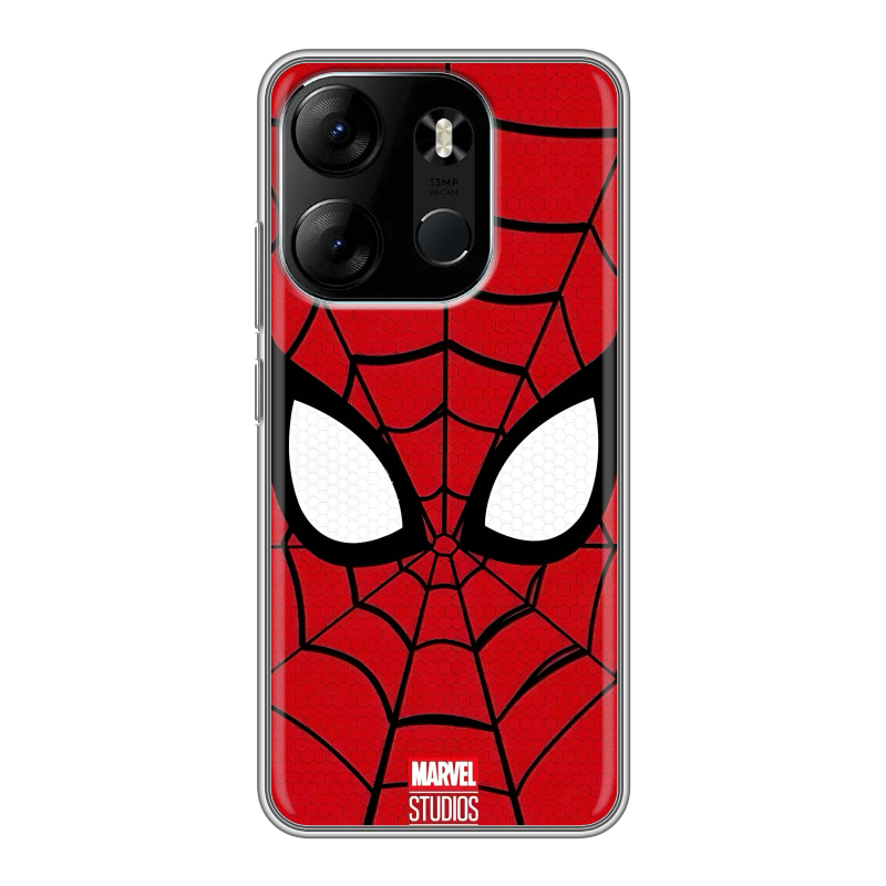 Силиконовый чехол на Tecno Spark Go 2023 с принтом человек паук spiderman Силиконовый чехол на Tecno Spark Go 2023 с принтом человек паук spiderman