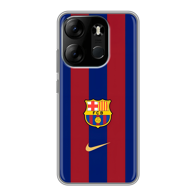 Силиконовый чехол на Tecno Spark Go 2023 с принтом Барселона Barcelona Силиконовый чехол на Tecno Spark Go 2023 с принтом Барселона Barcelona