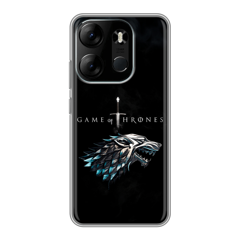 Силиконовый чехол на Tecno Spark Go 2023 с принтом Игра Престолов Game Thrones Силиконовый чехол на Tecno Spark Go 2023 с принтом Игра Престолов Game Thrones