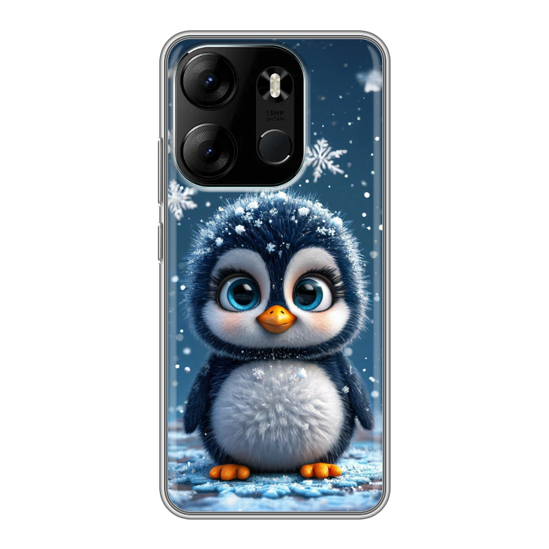 Силиконовый чехол на Tecno Spark Go 2023 с принтом Новый год Силиконовый чехол на Tecno Spark Go 2023 с принтом Новый год