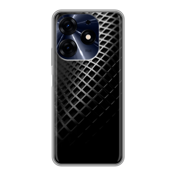 Силиконовый чехол на Tecno Spark 10 Pro с принтом Текстура металла Силиконовый чехол на Tecno Spark 10 Pro с принтом Текстура металла