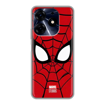 Силиконовый чехол на Tecno Spark 10 Pro с принтом человек паук spiderman