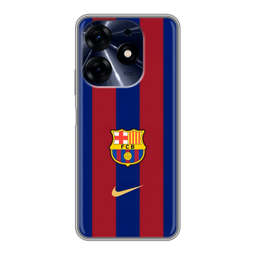 Силиконовый чехол на Tecno Spark 10 Pro с принтом Барселона Barcelona