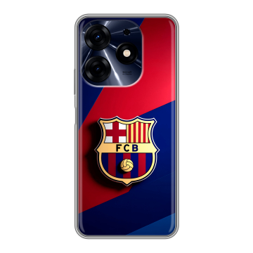 Силиконовый чехол на Tecno Spark 10 Pro с принтом Барселона Barcelona