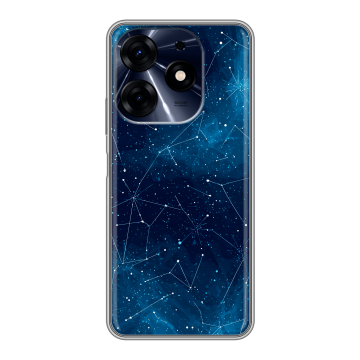 Силиконовый чехол на Tecno Spark 10 Pro с принтом Космос звезды Силиконовый чехол на Tecno Spark 10 Pro с принтом Космос звезды