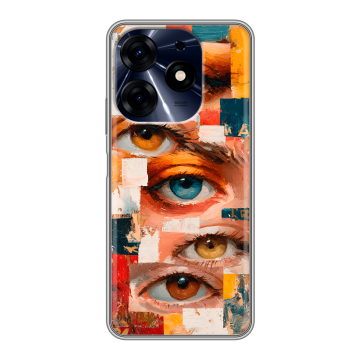 Силиконовый чехол на Tecno Spark 10 Pro с принтом Модный принт Силиконовый чехол на Tecno Spark 10 Pro с принтом Модный принт