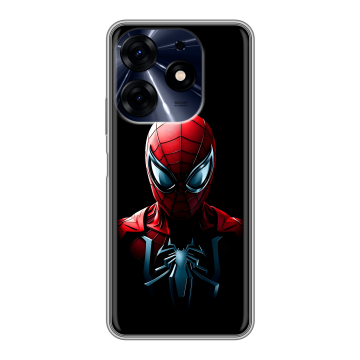 Силиконовый чехол на Tecno Spark 10 Pro с принтом Spiderman Человек паук Силиконовый чехол на Tecno Spark 10 Pro с принтом Spiderman Человек паук