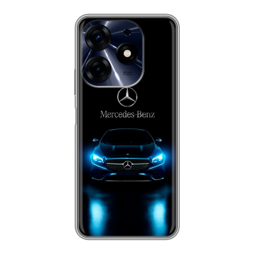 Силиконовый чехол на Tecno Spark 10 Pro с принтом Mercedes Мерседес Силиконовый чехол на Tecno Spark 10 Pro с принтом Mercedes Мерседес