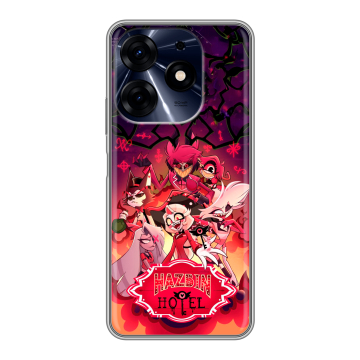 Силиконовый чехол на Tecno Spark 10 Pro с принтом Hazbin Hotel Отель Хазбин Силиконовый чехол на Tecno Spark 10 Pro с принтом Hazbin Hotel Отель Хазбин