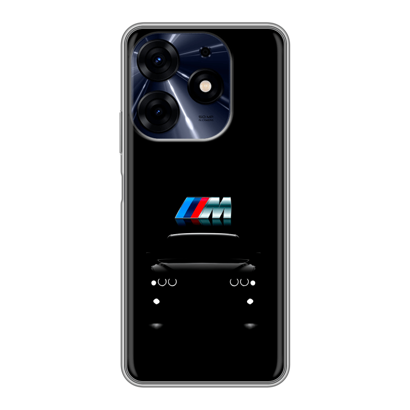 Силиконовый противоударный чехол на Tecno Spark 10 Pro с принтом БМВ BMW Силиконовый противоударный чехол на Tecno Spark 10 Pro с принтом БМВ BMW