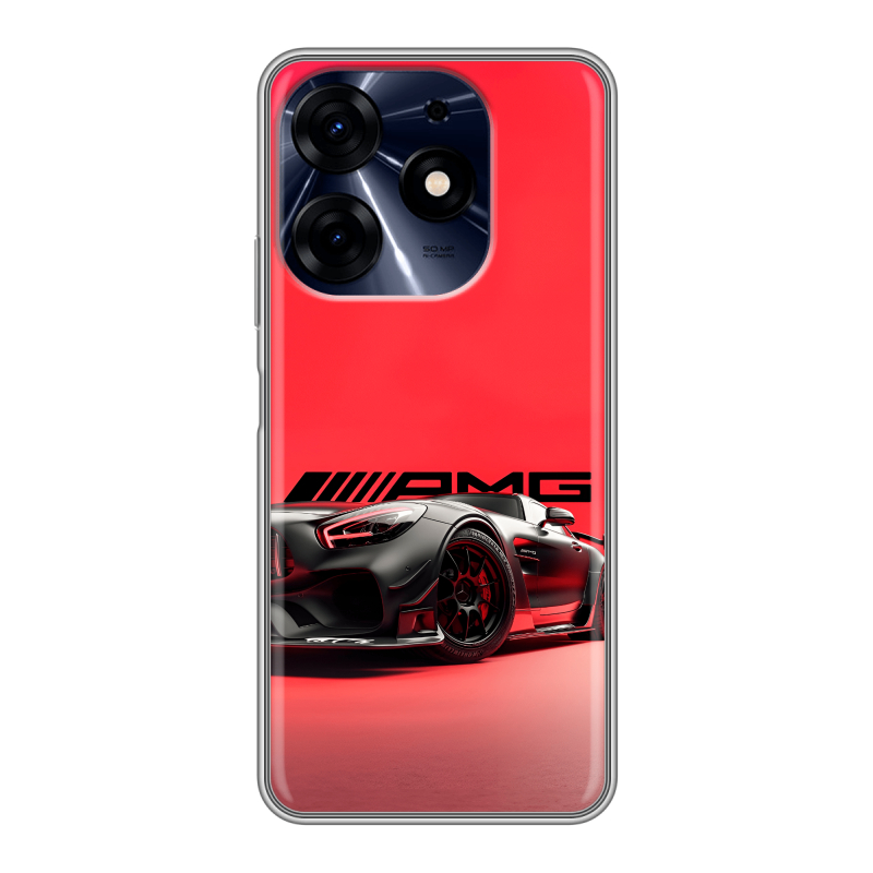 Силиконовый противоударный чехол на Tecno Spark 10 Pro с принтом Мерседес Mercedes AMG Силиконовый противоударный чехол на Tecno Spark 10 Pro с принтом Мерседес Mercedes AMG