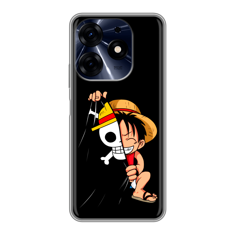 Силиконовый чехол на Tecno Spark 10 Pro с принтом One Piece Ван Пис Силиконовый чехол на Tecno Spark 10 Pro с принтом One Piece Ван Пис