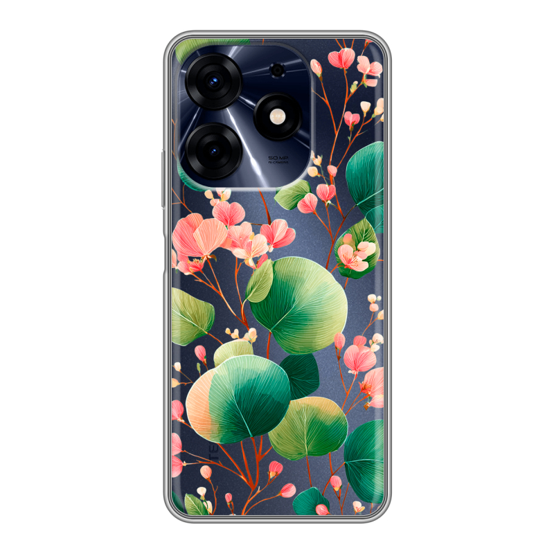 Силиконовый чехол на Tecno Spark 10 Pro с принтом женский Силиконовый чехол на Tecno Spark 10 Pro с принтом женский