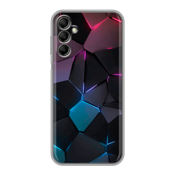 Силиконовый чехол на Samsung Galaxy A14 с принтом Геометрия неона Силиконовый чехол на Samsung Galaxy A14 с принтом Геометрия неона